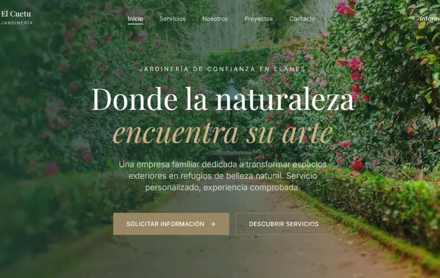 Proyecto Jardinería El Cuetu