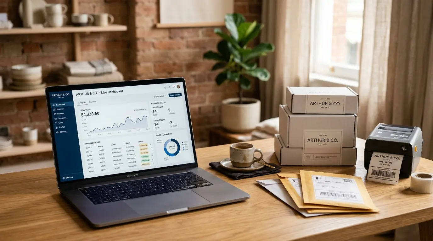 Gestión de pedidos, pagos y logística en tiendas online